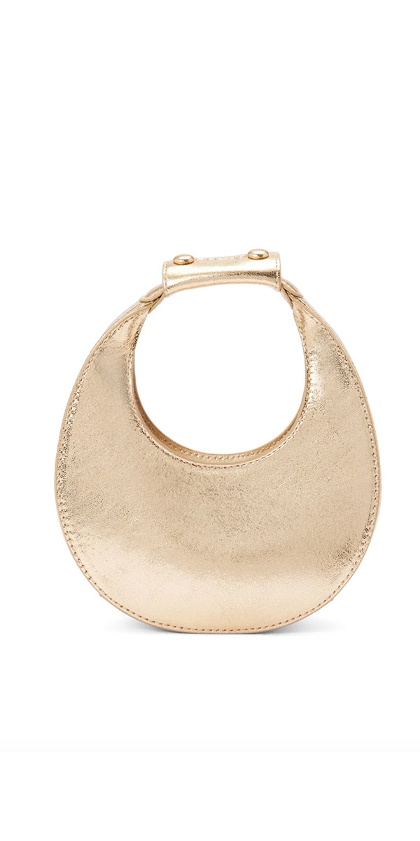 Staud Good Night Moon Bag Gold