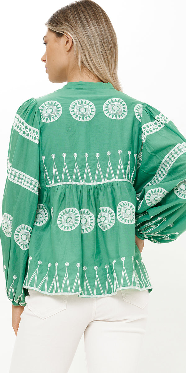 Oliphant Mandarin Balloon Top