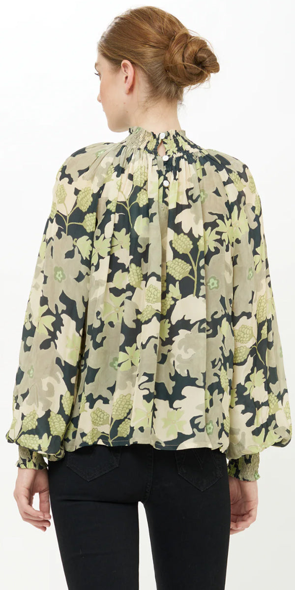 Oliphant High Neck Blouse
