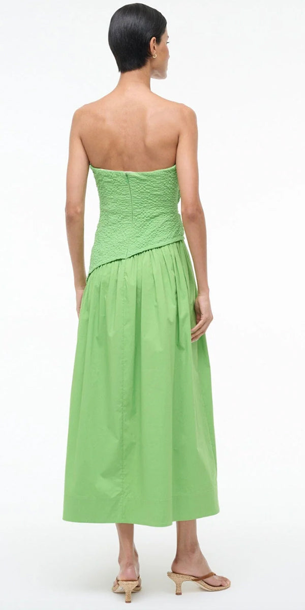 STAUD, Nia Dress in Sprout, Size Large