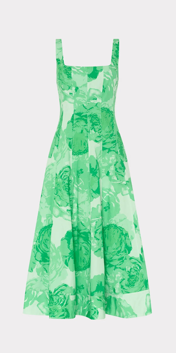 Milly Nia Printed Poplin Dress