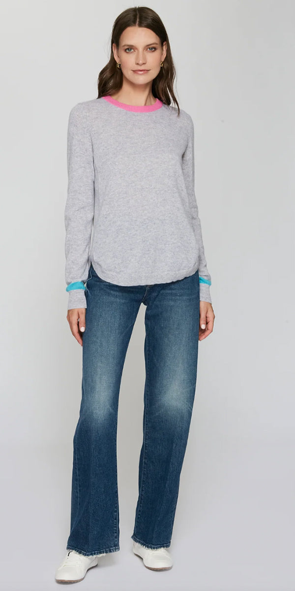 Autumn Cashmere Shirttail Crew Pop