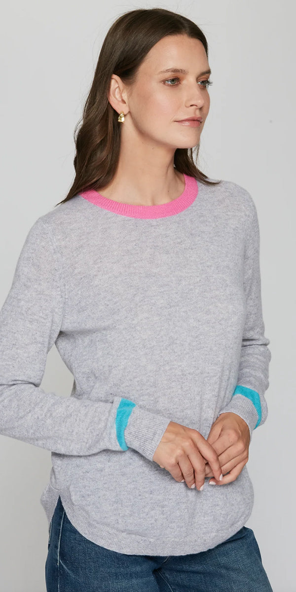 Autumn Cashmere Shirttail Crew Pop