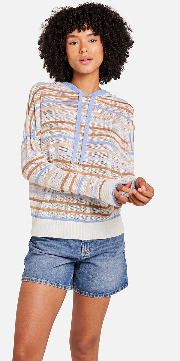 Brodie Rainbow Stripe Hoodie