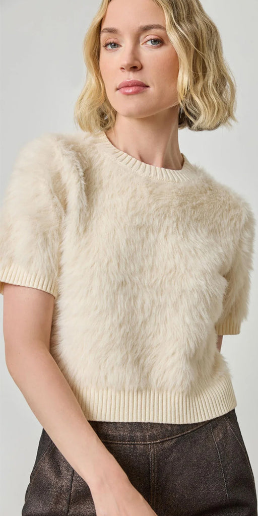 Lilla P SS Brushed Crewneck Top