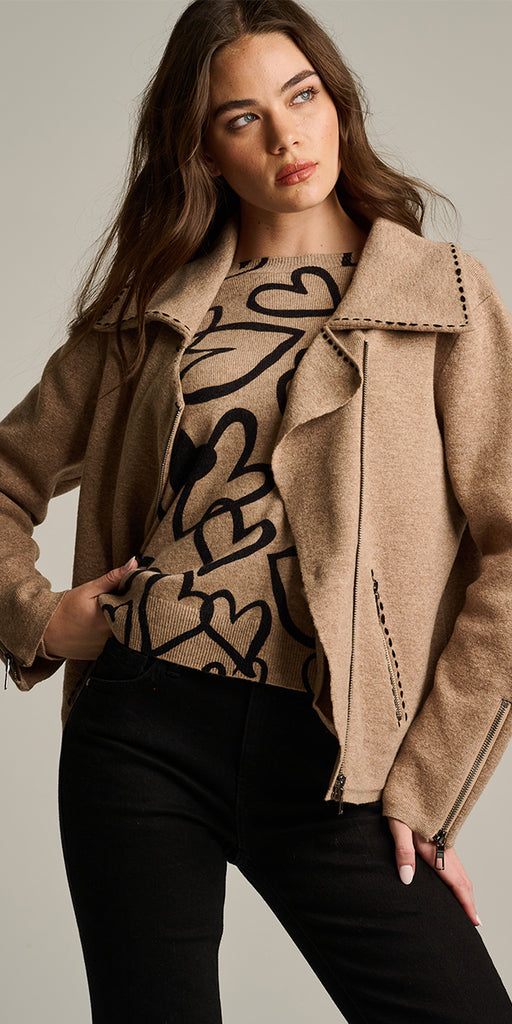 Lisa Todd Moto Stitch Jacket