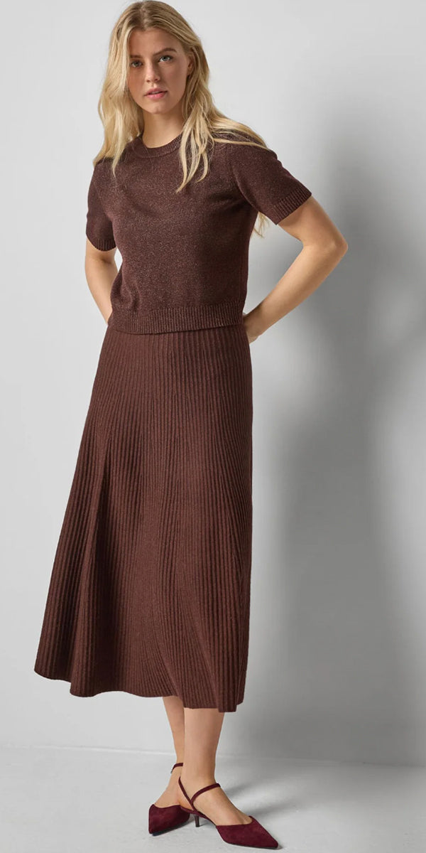 Lilla P Flared Knit Skirt