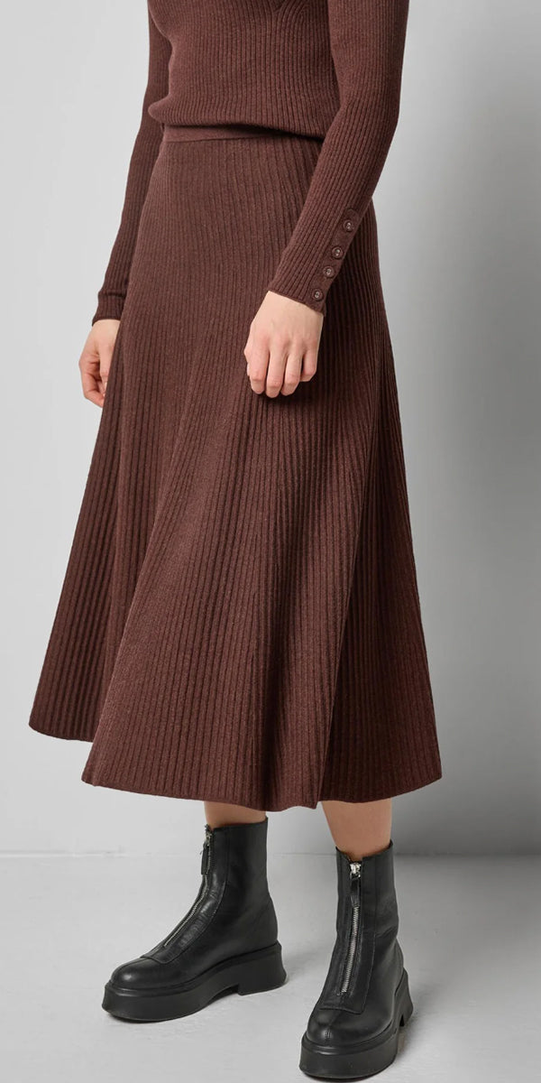 Lilla P Flared Knit Skirt