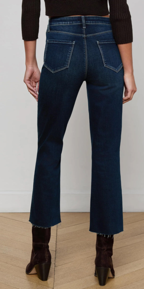 L'AGENCE Kendra Cropped Flare Jean