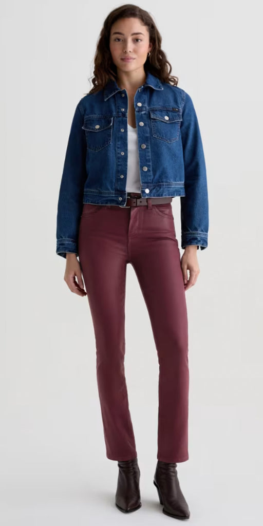 AG Mari Leather Mid Rise Jean