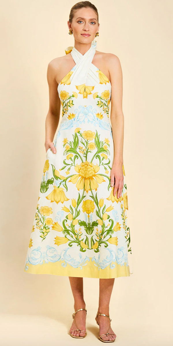 Mestiza Copacabana Halter Midi Dress
