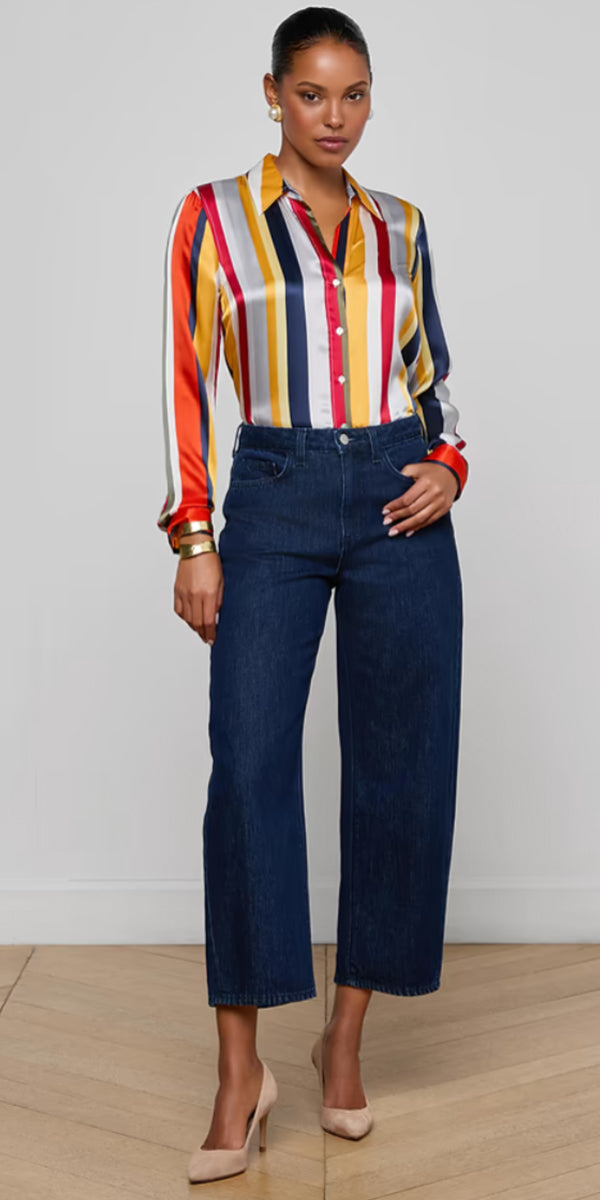 L'AGENCE Mallis Bow-Leg Jean