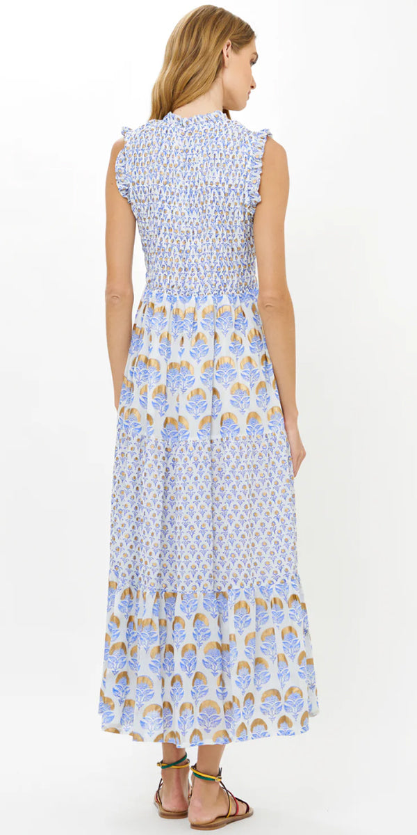 Oliphant SL Smocked Maxi Dress