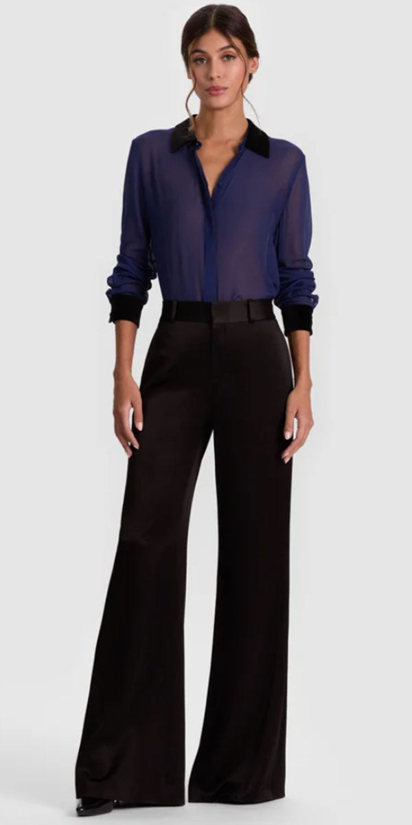 Alice + Olivia Willa Placket Top