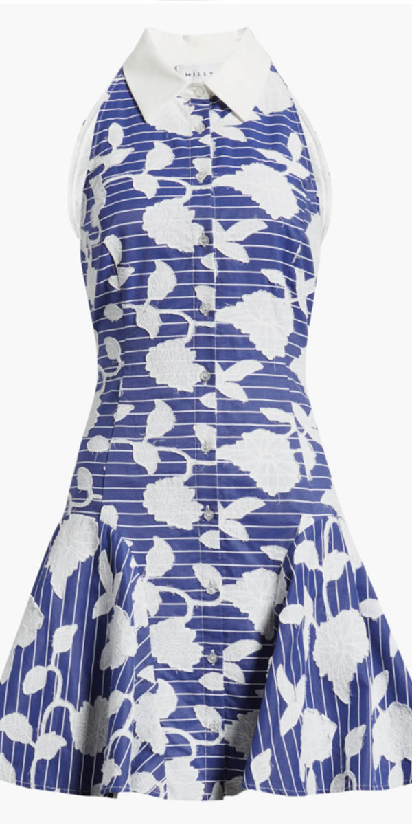 Milly Maxine Floral Midi Dress