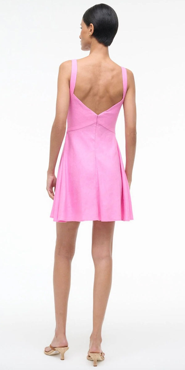 Staud Madison Linen Mini Dress