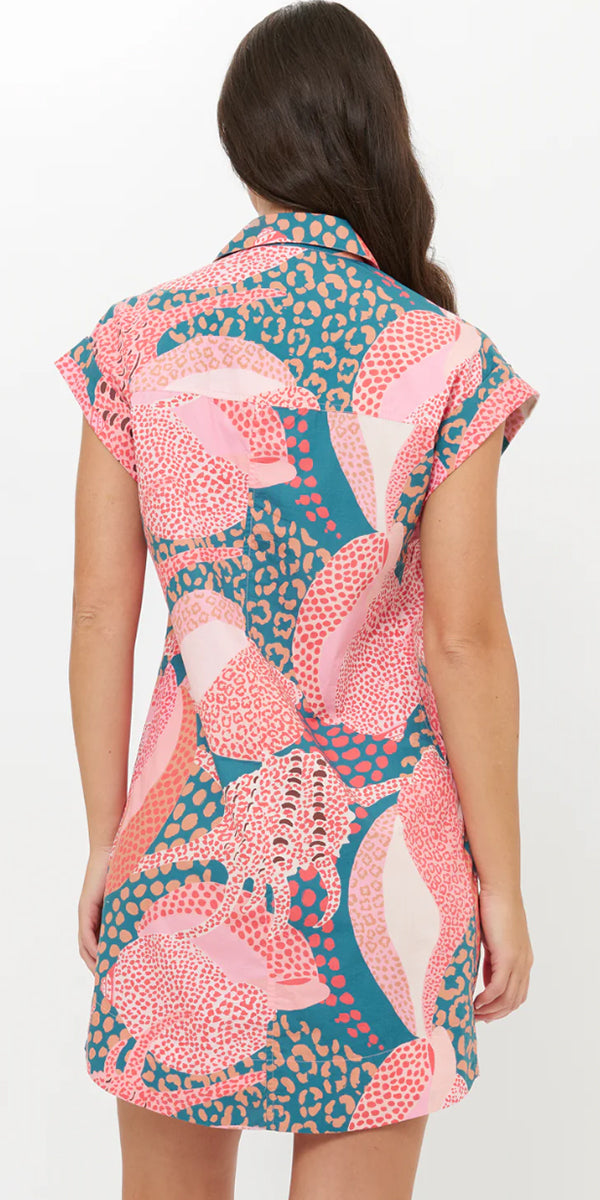 Oliphant Nautilus Shirt Dress Mini Dress