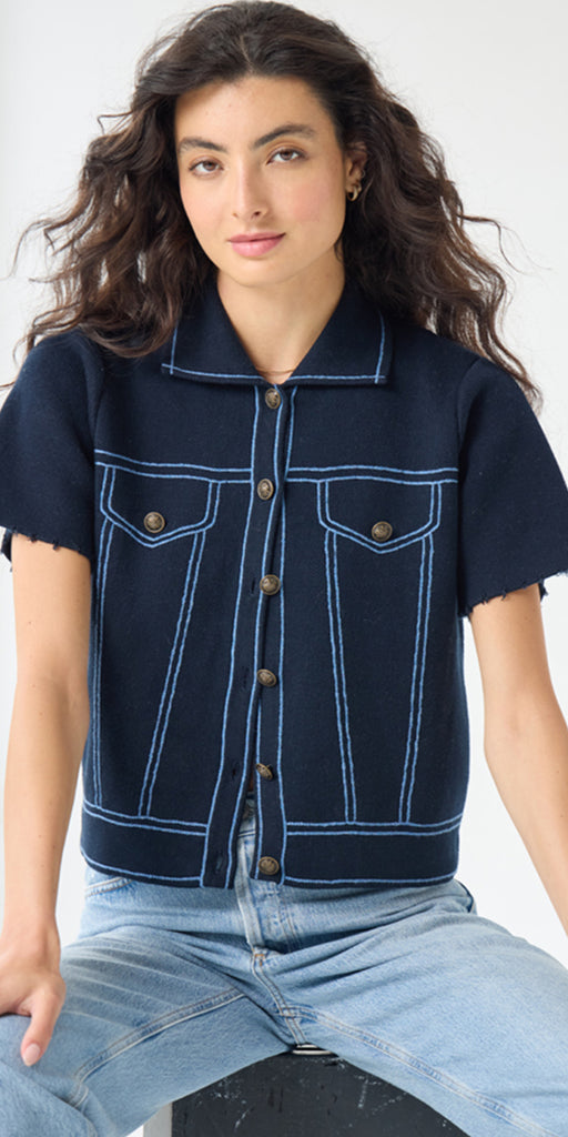 Autumn Cashmere SS Denim Jacket