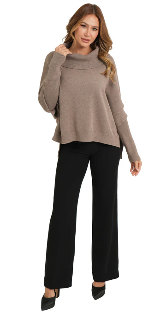 Love Token Draped Sweater