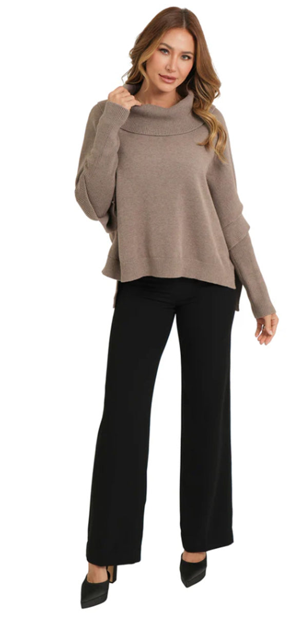 Love Token Draped Sweater