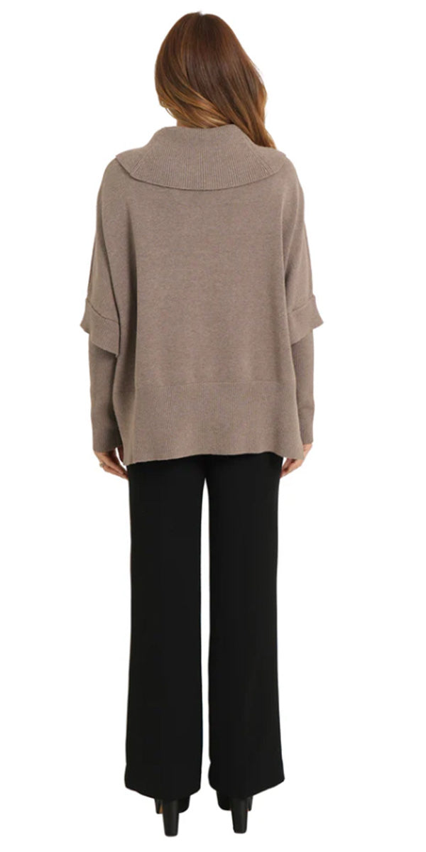 Love Token Draped Sweater
