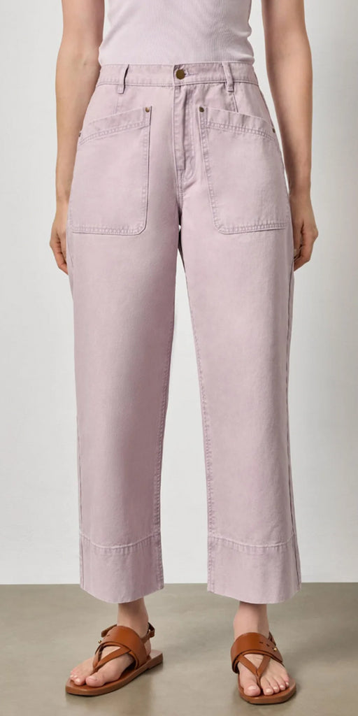 Lilla P Twill Straight Leg Pant
