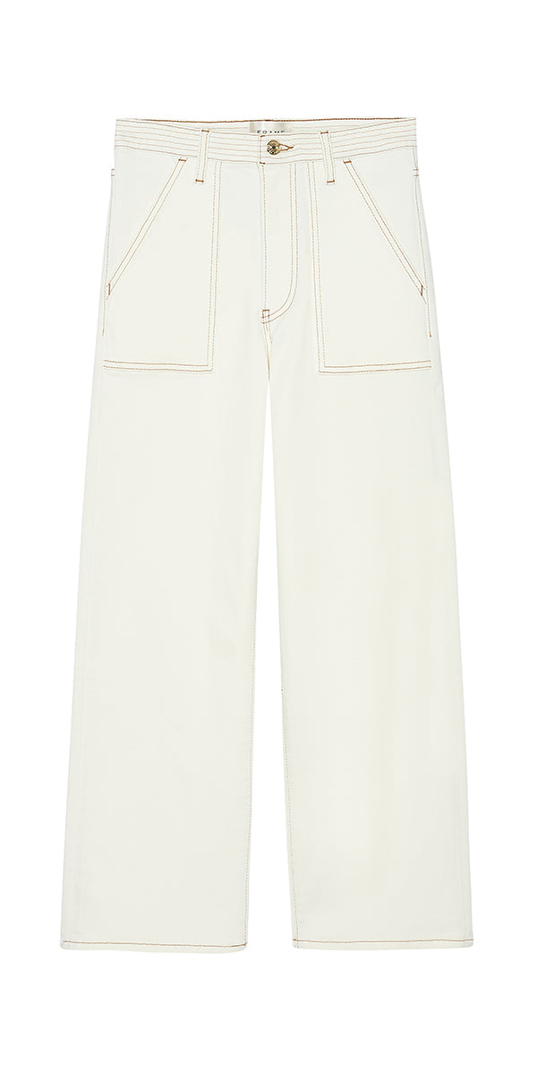 FRAME Trapunto Straight Jean