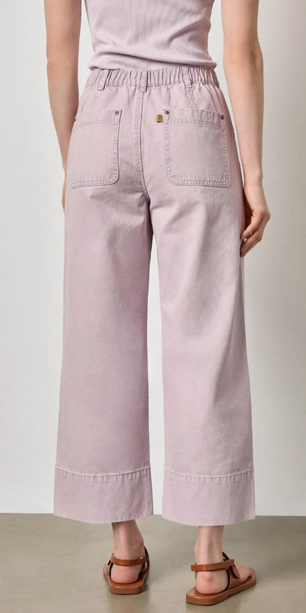 Lilla P Twill Straight Leg Pant
