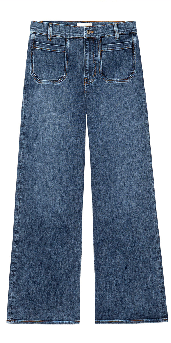FRAME Le Slim Palazzo Modernist Pocket Jean