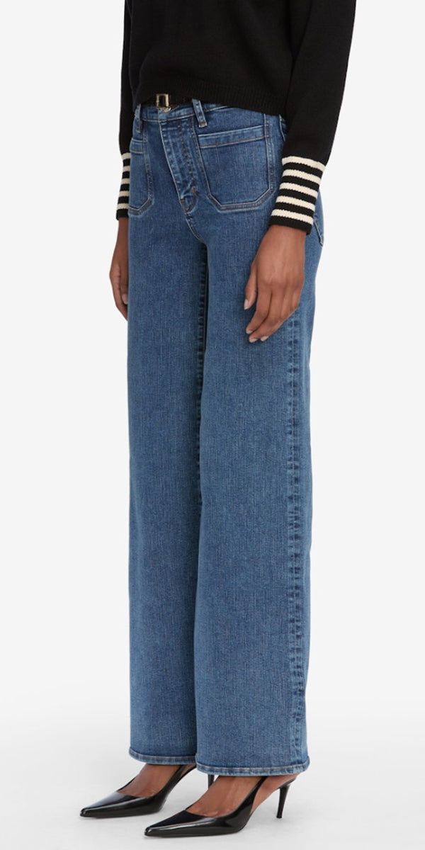 FRAME Le Slim Palazzo Modernist Pocket Jean