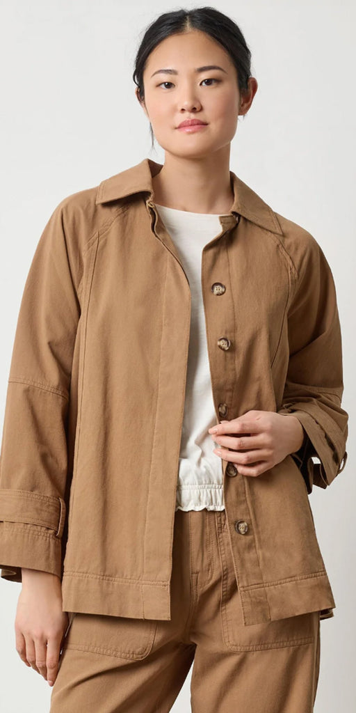 Lilla P Collared Twill Jacket