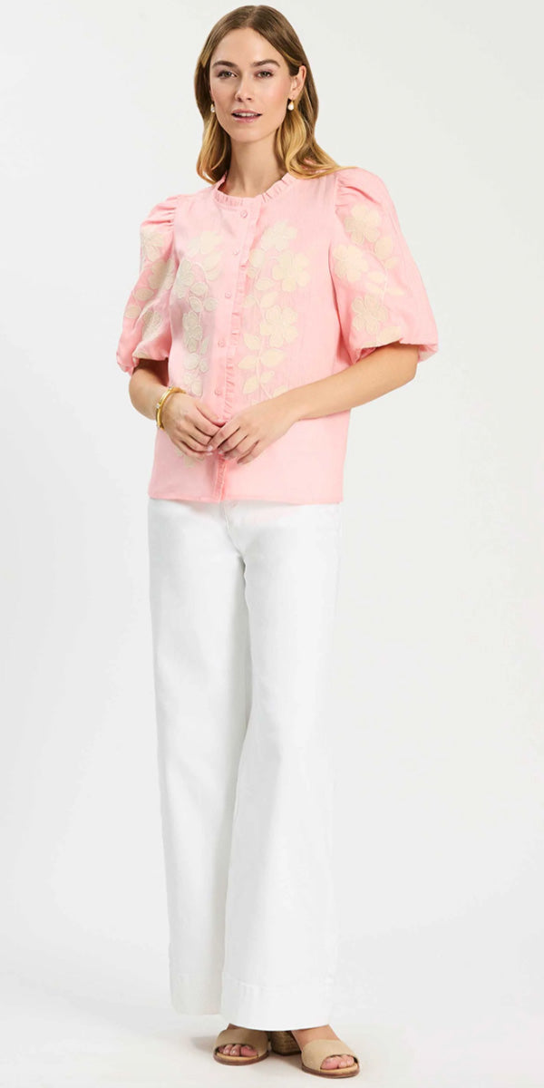 Tyler Boe Tali Applique Shirt