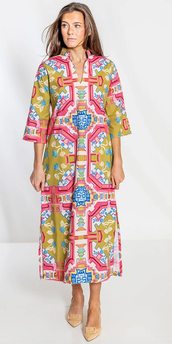 House of MBR Surcie Long  Bouvier Dress