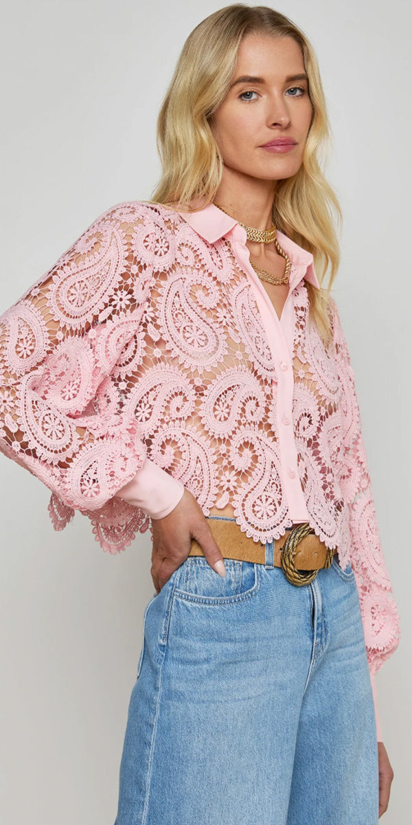 L'AGENCE Odelia Crop Top