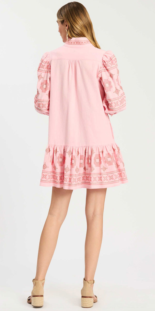 Tyler Boe Christy Embriodery Dress