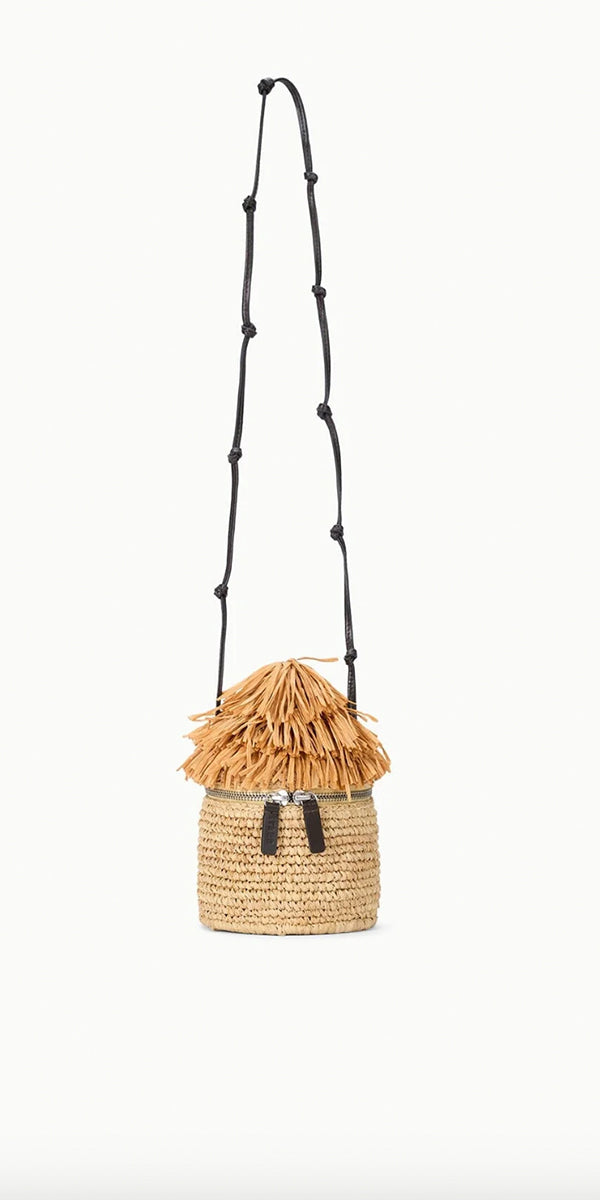 Staud Tiki Raffia Bag