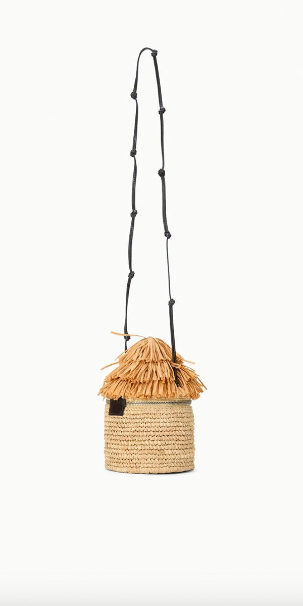 Staud Tiki Raffia Bag