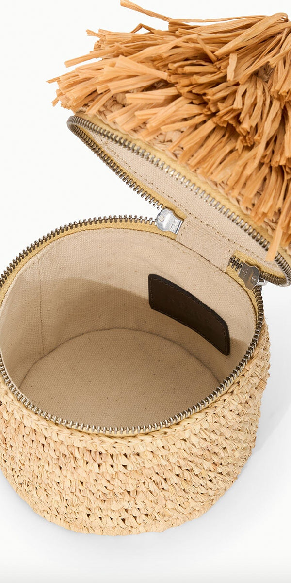 Staud Tiki Raffia Bag