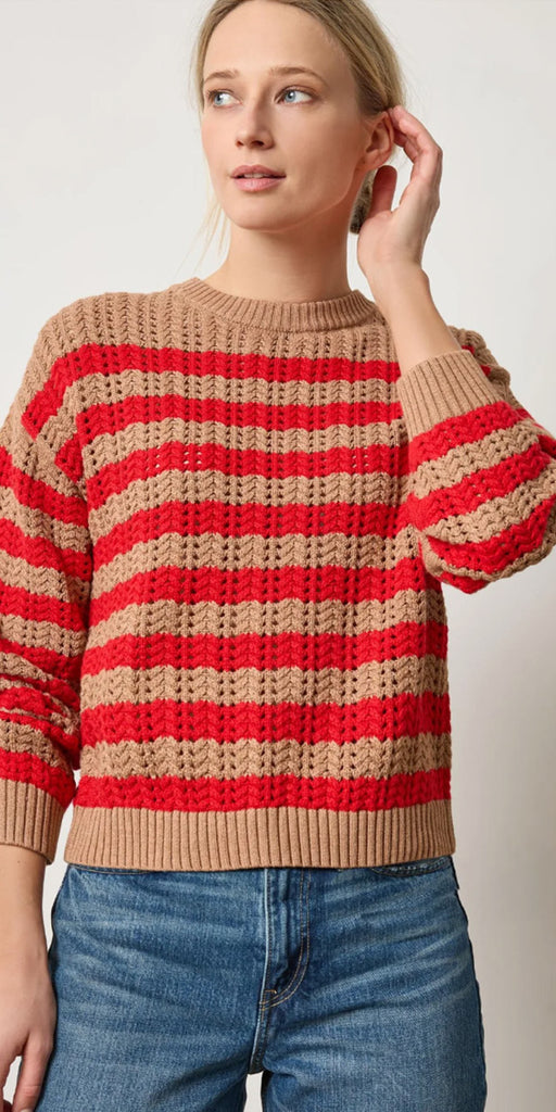 Lilla P Stripe Stitch Sweater