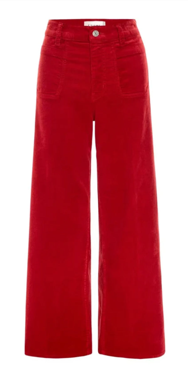 FRAME Le Slim Palazzo Corduroy