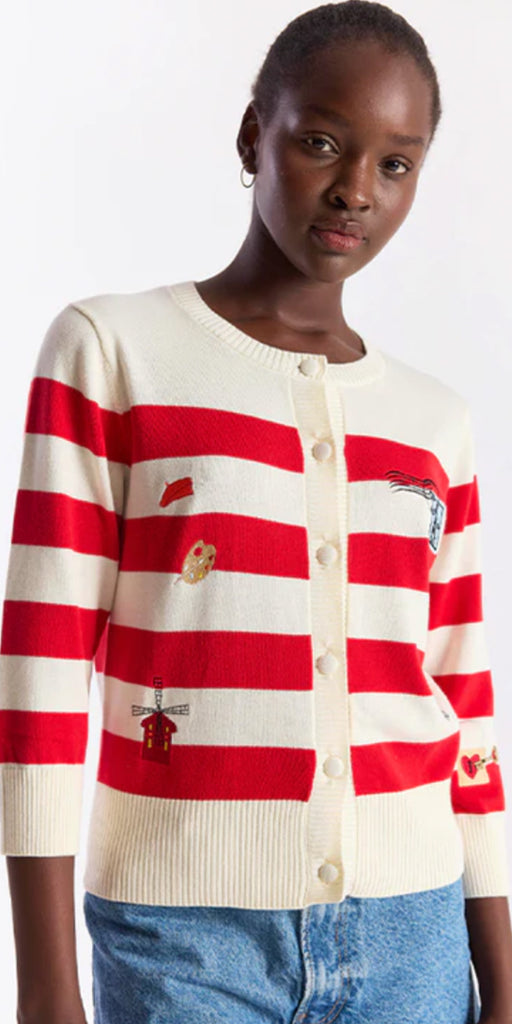 Brodie French Stripe Crew