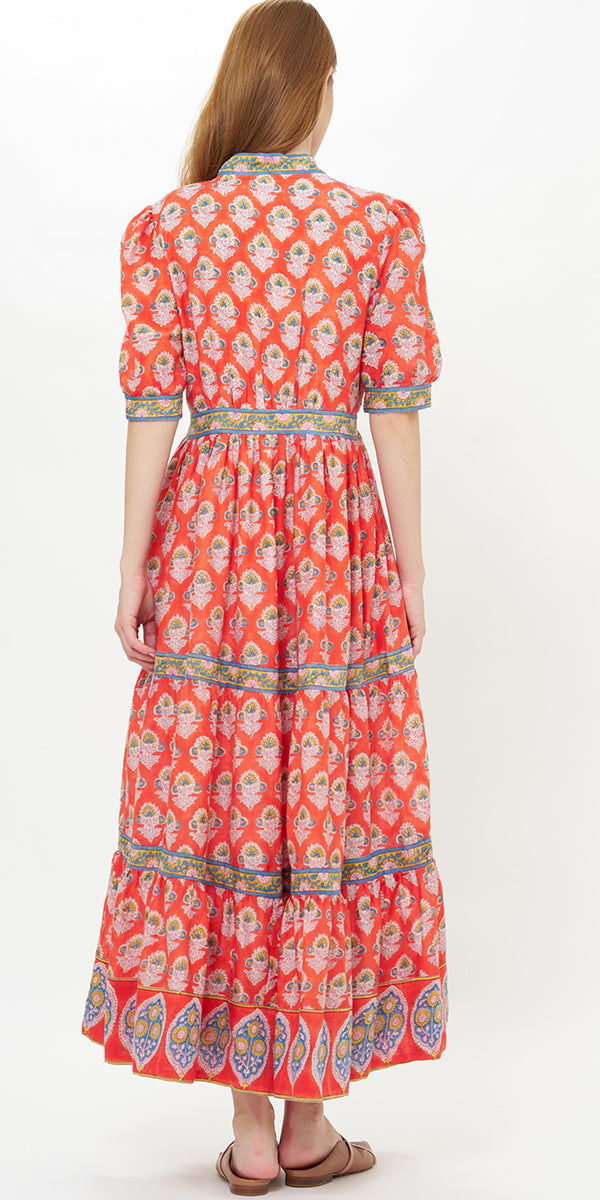 Oliphant VNeck Cuffed Maxi