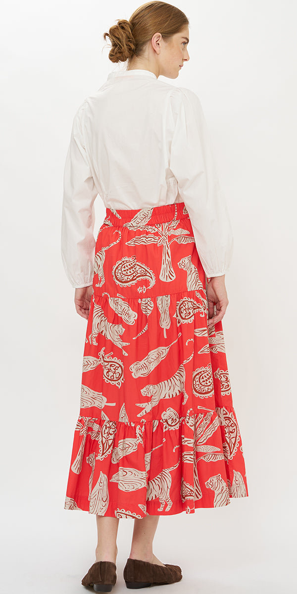 Oliphant Button Front Skirt
