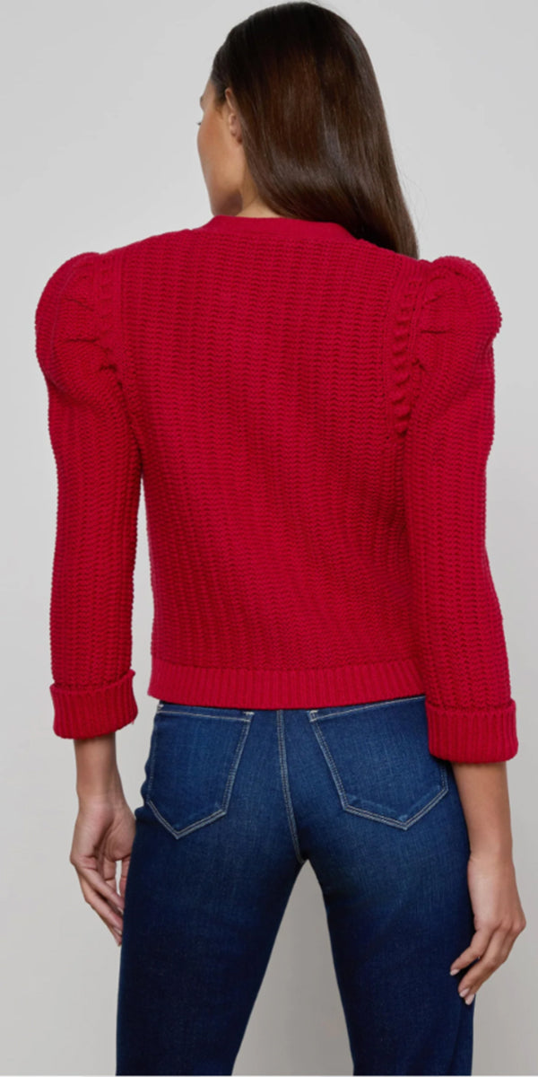 L'AGENCE Delli Cropped Cardigan