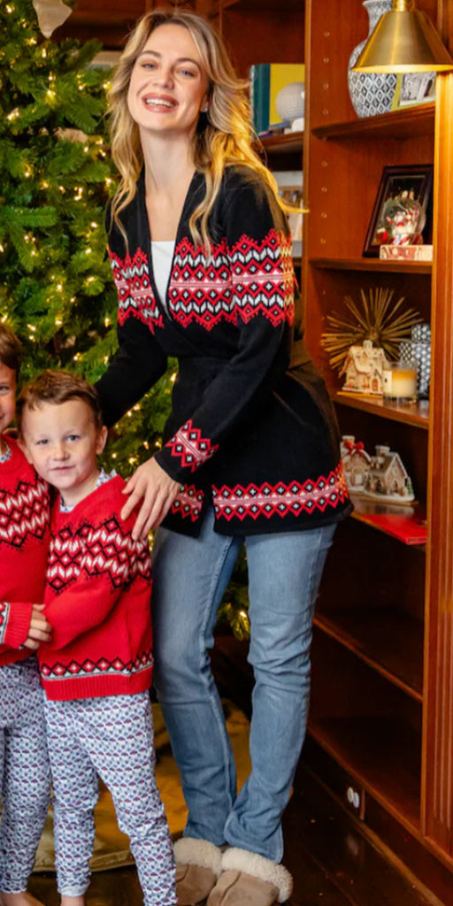Sail To Sable Fairisle Wrap Cardigan