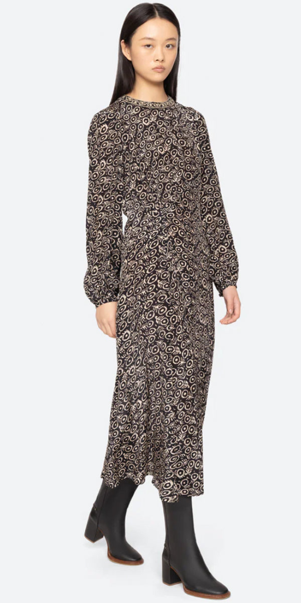 SEA NY Emmeline Print Tiered Dress