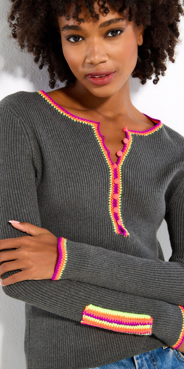 Lisa Todd Patch Match Sweater