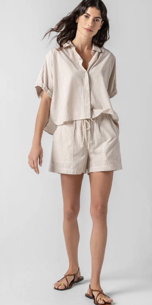 Lilla P Striped Pocket Short