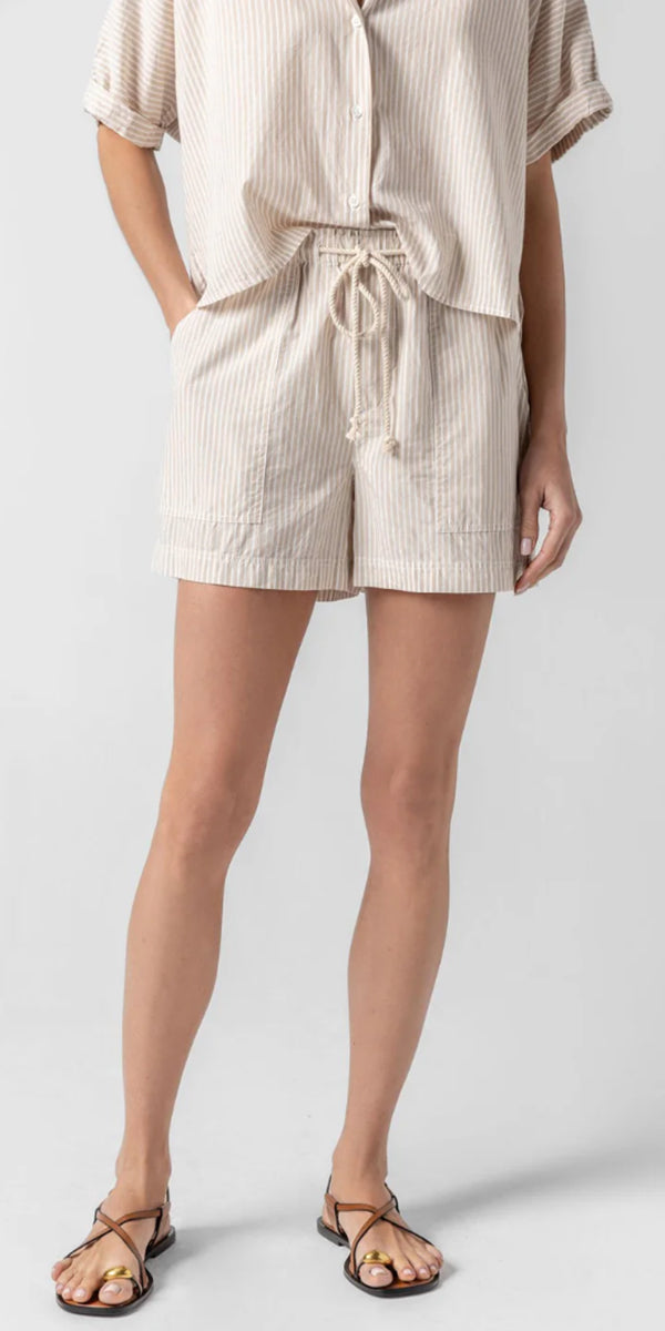 Lilla P Striped Pocket Short