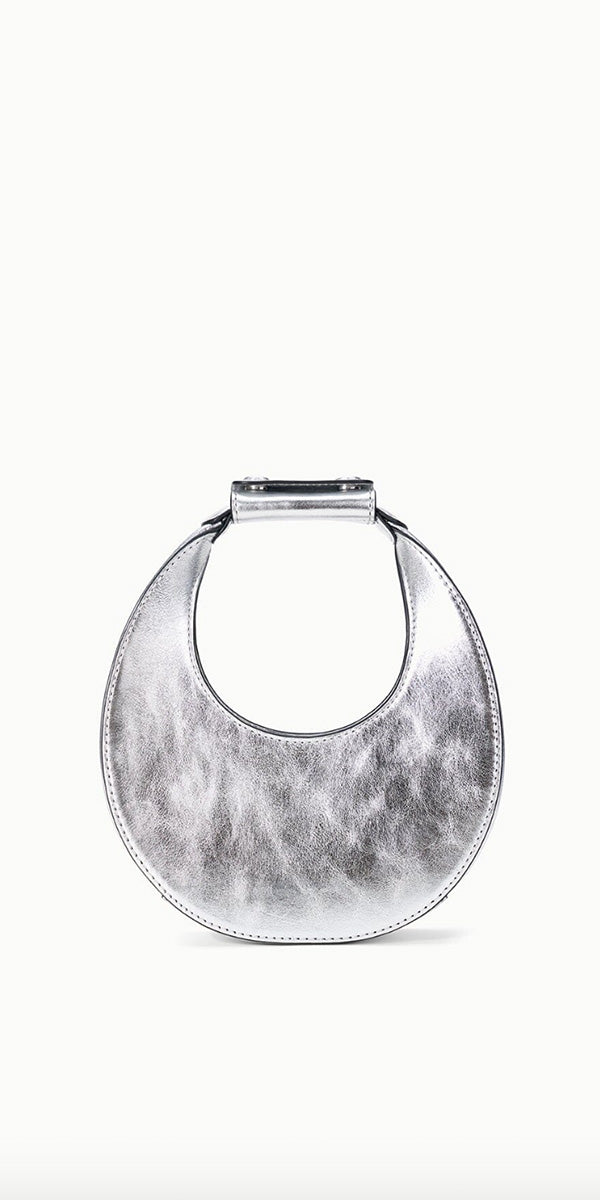 Staud Good Night Moon Bag Silver